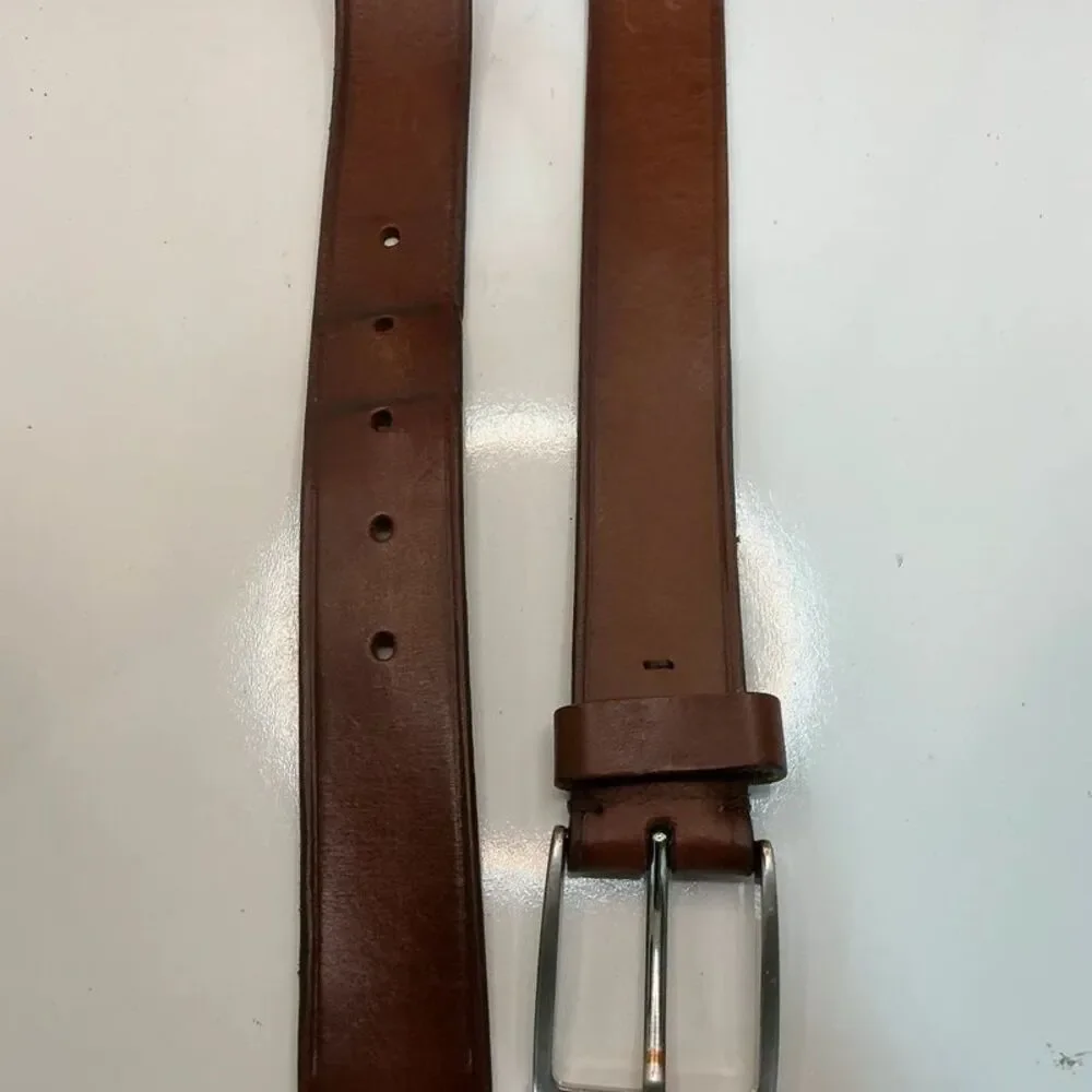 Banana Republic Brown Leather Belt Men’s Size 36 1.25” Casual Dress